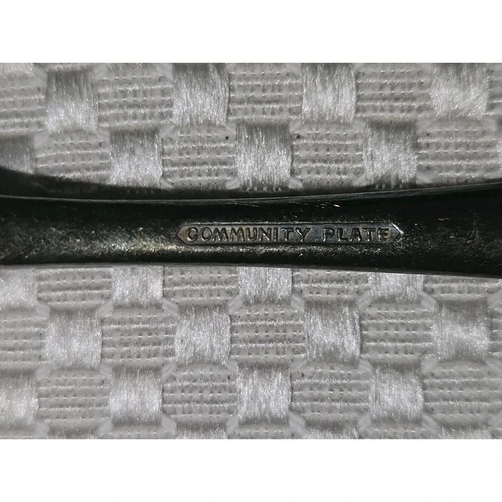 Antique Silver Plated Spoons Set Of 2 Community Plate